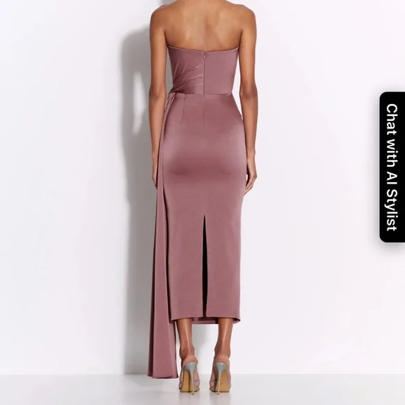 Alex Perry Strapless Twist Dress - Picture 2 of 6